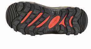 Outsole systems The outsole helps you to move in the best way. It can control take-off, stability, shock absorbing, grip- and brake abilities so you can focus on the outdoor nature experience.