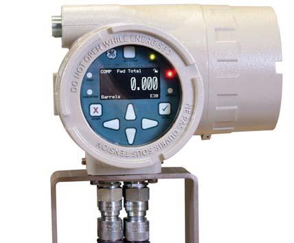 Active Temperature Compensation Ultrasonic flowmeters use transit time to determine the liquid or gas flow in a pipeline.