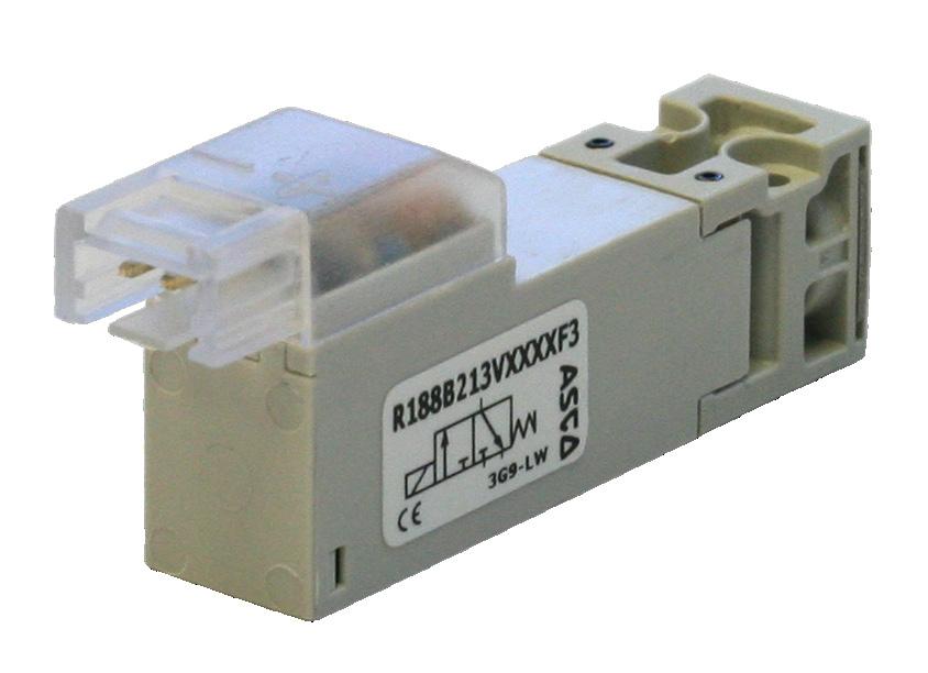 MICRO SOLENOID VALVES direct operated, Large Flow pad-mounting body for subbase M5 NC NO / Series 88 Type Micro 0 GENERAL Fluid Air or inert gas, non-lubricated, filtered at 5 µm ISO 857-: 00 [6:4:4]