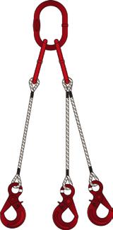WIRE ROPE SLING CONFIGURATIONS MORDEC LIFTING SOLUTION WIRE ROPE SLING SYSTEM Single Leg