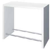 8 Bar counter / information counter white lockable 203.00 5.9 approx.