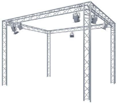 Deutsche Messe Modular stands Truss stand Available as a modular stand element or as an extension or module for any type of stand construction.
