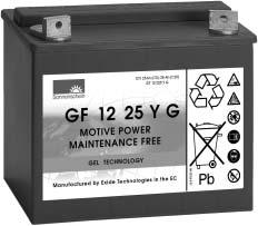 12 GEL batteries SONNENSCHEIN batteries offer a wide range of types for different applications.
