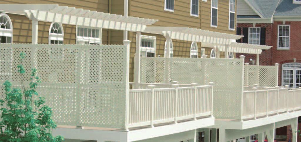 Vinyl Pergola Component System Component System RAIL SLV OPTIONS Post and Rail Sleeves require structural inserts for superior strength and safety to insure years of satisfaction & enjoyment.