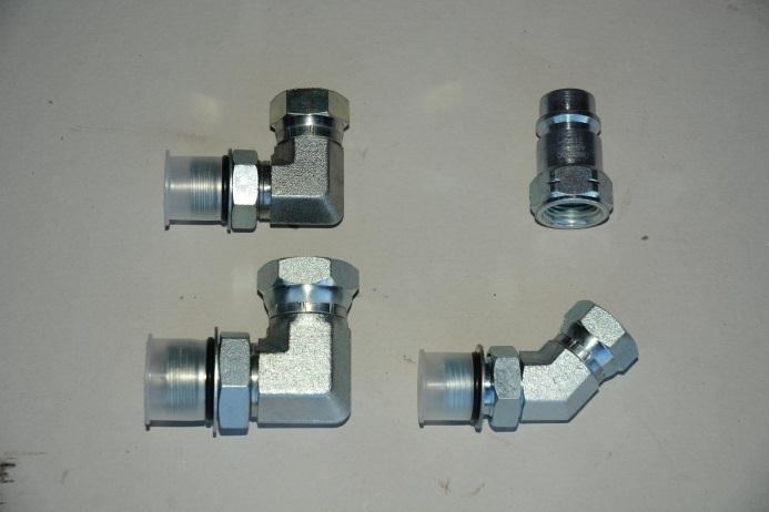 3. Remove three (3) plastic plugs from valve. IMPORTANT! Hydraulic system fittings are o-ring sealed.
