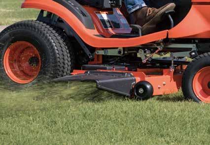 Everything you want in a premium lawn tractor and more.