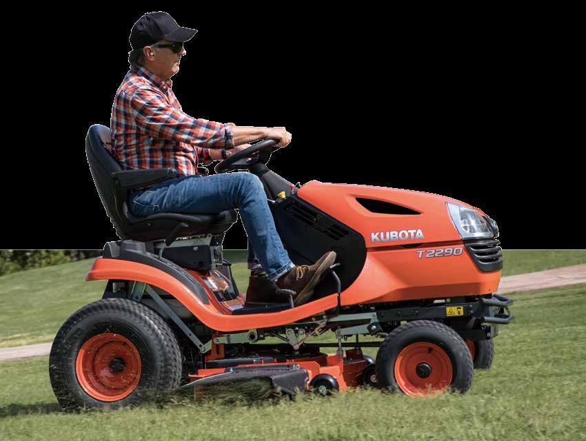 mulching kit converts the mower deck into a high-precision