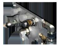Controls valves are separate, stacked and