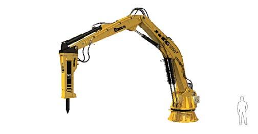 EXTRA HEAVY-DUTY RK5 LINE ROCKBREAKER BOOM SYSTEM 14 MODEL DESCRIPTION The RK 5 line is strong and robust.