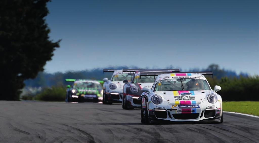 Sponsorship that works Sponsors of drivers and teams connect their brands to the Porsche marque and use the championship as a communication platform for both business to consumer and business to