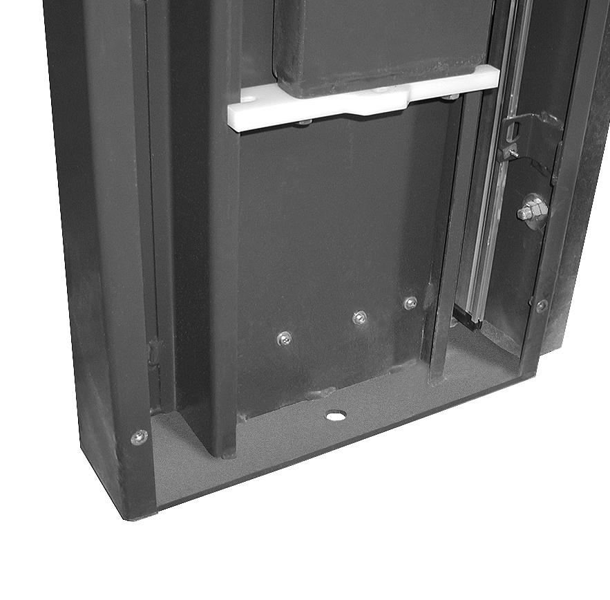 INSTALLATION COUNTERWEIGHTS 4. Swing guide plate up for installation. (See Figure 17.