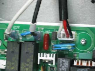 Display Drive Incline motor cables Incline operates Press < > key UP (orange) lights white-black 110V or upward 220V Press < > key DOWN (green)