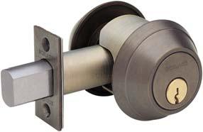 B600/700/800-Series Finishes & Functions B600- Schlage s toughest heavy duty Grade 1 commercial deadlock. Furnished with conventional cylinder standard.