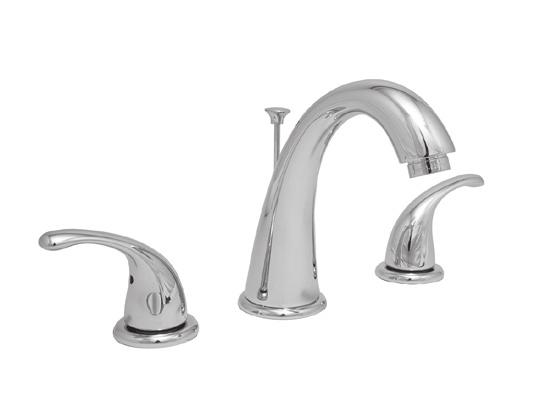 BATH FAUCET COLLECTIONS ALVORD COLLECTION WIDESPREAD LAVATORY SINK FAUCET // ALVORD PFWSC6860CP Chrome $177.87 PFWSC6860BN Brushed Nickel $199.