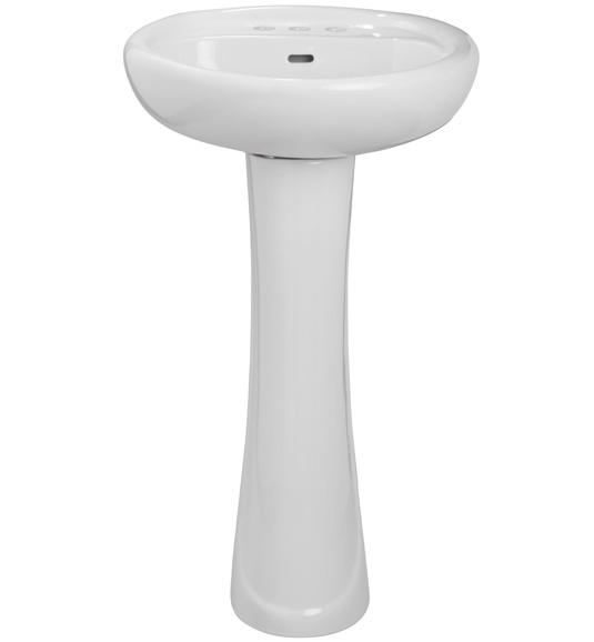 Size Hole Configuration White (WH) Biscuit (BS) PEDESTAL TOP PF5004 20" x 18" 4" CC $61.11 PF4004 24" x 20" 4" CC $95.93 $139.28 PF5008 20" x 18" 8" CC $61.11 PF4008 24" x 20" 8" CC $95.93 $139.28 PEDESTAL ONLY PF1045 $61.