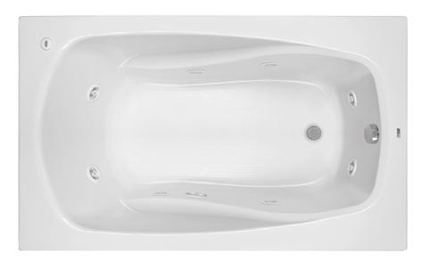 On/Off low profile air switch DROP IN WHIRLPOOLS BASIC SERIES // LANSFORD SKU Size White (WH) Biscuit (BS) PFW6032 60" x 32" x 19 1/2" $951.32 $1,006.69 PFW6036 60" x 36" x 20" $1,381.65 $1,462.