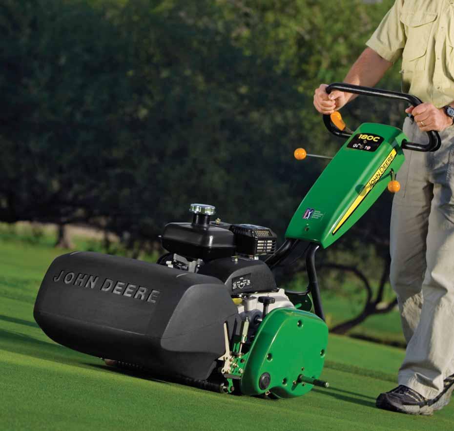 From tee to green, walk with the best. For the undulating greens on your course, the 18-inch walker, the 180C.