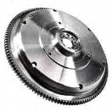 Flywheels are machined for long lasting clutch engagement.