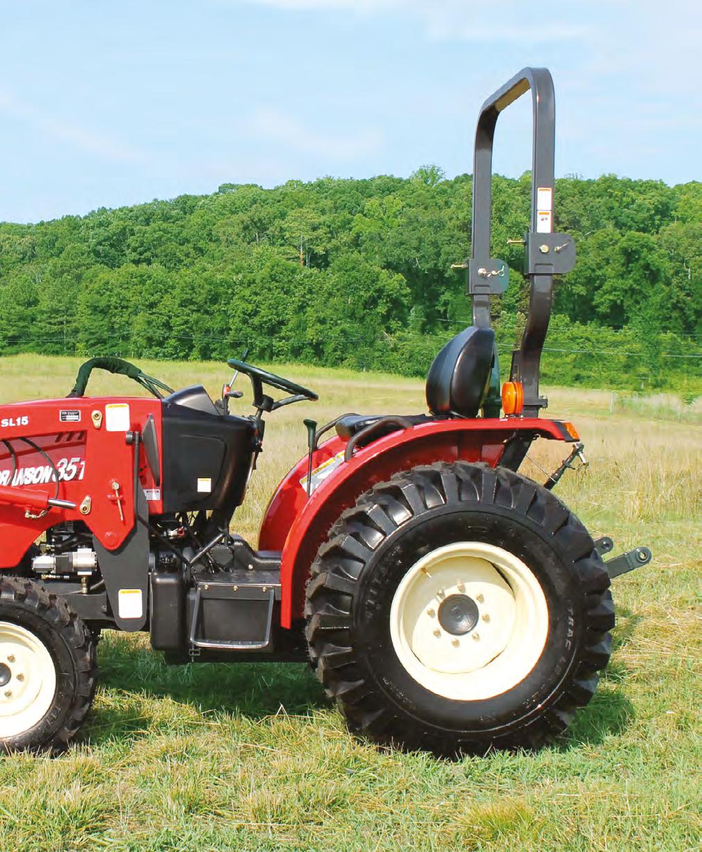 15 SERIES TRACTOR DIMENSIONS Wheelbase: 65.