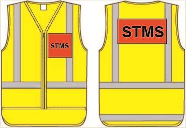 the back of their high visibility garments. The effective date for the introduction of the cross configuration will be 1 October 2016. B3.4.