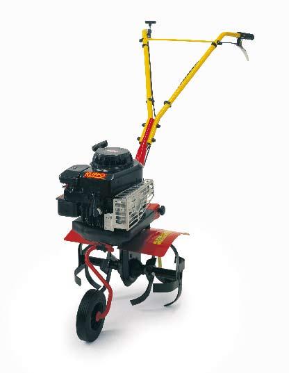 KLIPPO park& garden SCARIFIER S 400 B A quality machine through and through, with a powerful 3,5 hp Briggs & Stratton engine. Adjustable working depth. Ergonomic steering bar with safety bail.