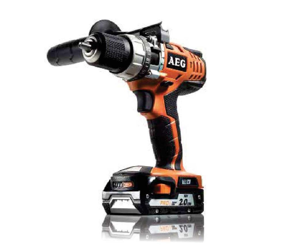 CORDLESS SYSTEMS 13 18 V COMPACT DRILL/DRIVER BS 18C New 4 poles frameless motor and compact gearbox Small, compact & powerful for high torque applications Only 186 mm in length 60 Nm (2.