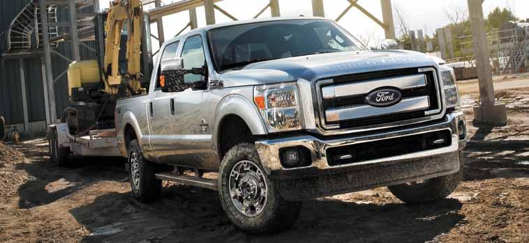 Trailer Towing Selector F-250/F-350/F-450 SUPER DUTY PICKUPS CONVENTIONAL TOWING (1) Maximum Loaded Trailer Weight (lbs.