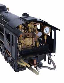 6 A gauge 1 model of a C62 2 live steam 4-6-4 tender locomotive, being hand built with fitted pressure gauge, regulator and water sight-glass.