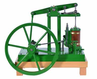115 A freelance model of a live steam beam engine, built by Mr D Russell of Fraserburgh.