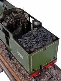 13 A well-engineered 2 ½ inch gauge model of a 4-8-4 side tank locomotive Helen Long No 1000, the copper boiler with fittings including twin water sight glasses,