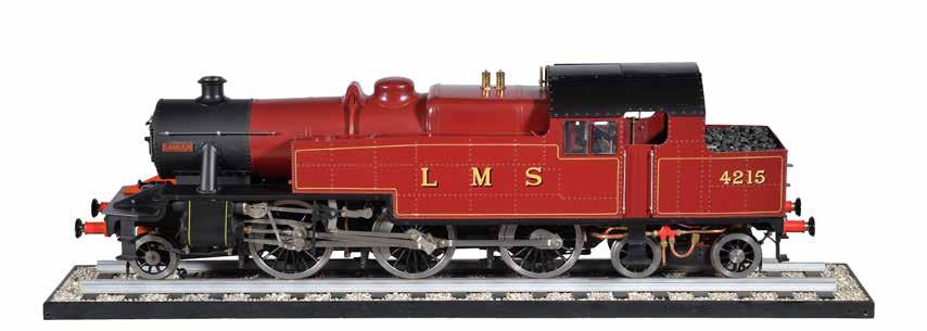 14 A fine exhibition quality live steam model of a 3 ½ inch gauge 2-6-4 Class 4P London Midland and Scottish 2-6-4 Side Tank Locomotive Samson No 2415, built by the late Mr Jack Hacked of Exeter with