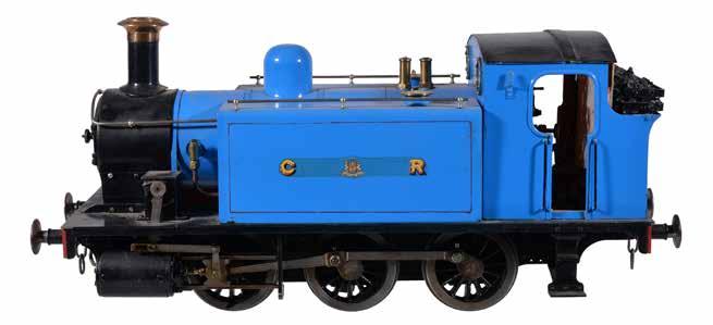 16 A well-engineered 3 ½ inch gauge model of a Caledonian Railway 0-6-0 side tank locomotive Rob Roy No 425, built to the Martin