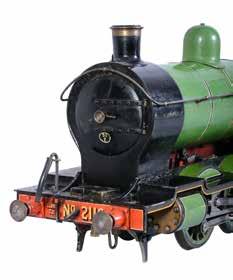 21 A well-engineered 3 ½ inch gauge model of a 0-8-0 tender locomotive No 2116, the silver soldered copper boiler with fittings including water sight-glass,