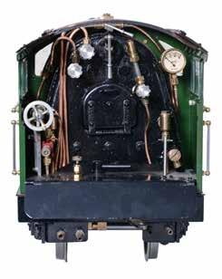 23 An Exhibition quality model of a 3 ½ inch gauge 4-6- 2 LNER tender locomotive No 1949 Highland Lassie, the silver soldered copper boiler with fittings including pressure gauge, water sight-glass,