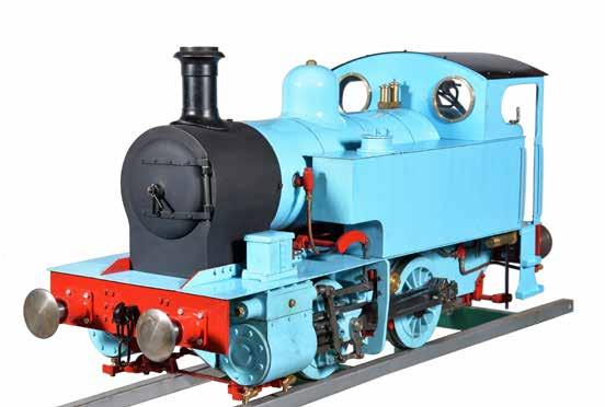 7 ¼ and 10 ¼ inch gauge locomotives 39 A well-engineered 7 ¼ inch gauge model of a 0-4-0 Tank Locomotive Hercules, built by Mr G Hooper of Cornwall from the design by the late Dick Simmonds and