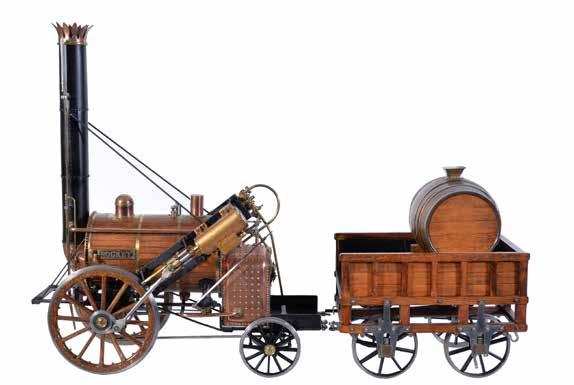 40 A fine exhibition quality 7 ¼ inch gauge model of a Stephenson s rocket with tender, built to ⅛ scale by G Wick & Son of Oxford.