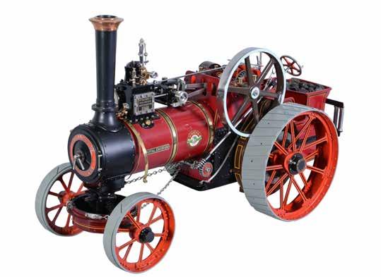 52 A well-engineered 1 ½ inch scale model of a Royal Chester Allchin Traction engine, built by the late Mr Ivor Dolling of Chesham with single cylinder, being a two speed general