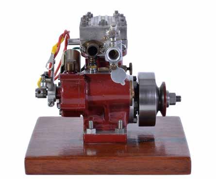 81 A well-engineered model of an Internal Combustion side valve 10cc water cooled petrol engine, built to the Edgar T Westbury design Whippet with