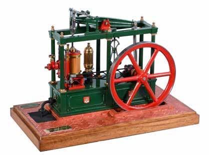 86 A well-engineered model of a Lady Stephanie six column live steam Beam Engine, built by Mr K W Williams of Doncaster to the design by Tubal Cain with single cylinder having outside steam chest and