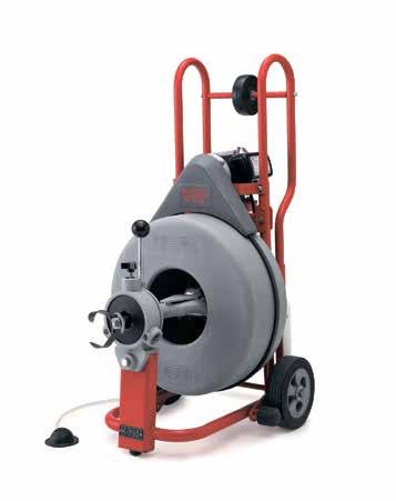 K-750 Drum Machine For 3" (75 mm) to 8" (200 mm) Drain/Sewer Lines Powerful, self-contained machine ideal for lateral lines. Easy to transport, minimal set-up attach a tool and go.