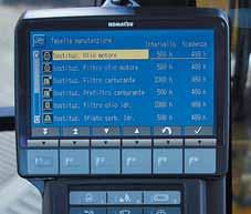 EMMS (Equipment Management and Monitoring System) Komatsu s EMMS can prevent a small problem from becoming a major service issue.