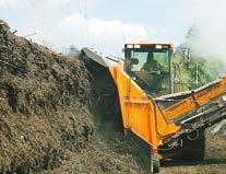 Phase 2: Standard lateral windrow building Phase 3: Deflection upwards, extended windrow building variable Phase 1 Composting, processing of