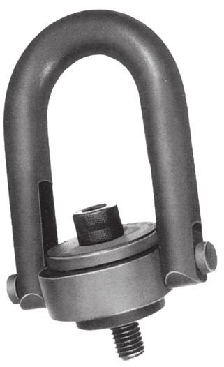 ALLOY STEEL SWIVEL HOIST RINGS NEW! Chicago Hardware is proud to announce the addition of Center Pull Style Swivel Hoist Rgs to its product le. This is the ideal product for angular lift applications.