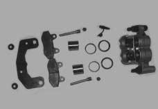 6-11 CHASSIS CALIPER REASSEMBLY Reassemble and remount the caliper in the reverse orders of disassembly and removal, and also carry out the following steps.