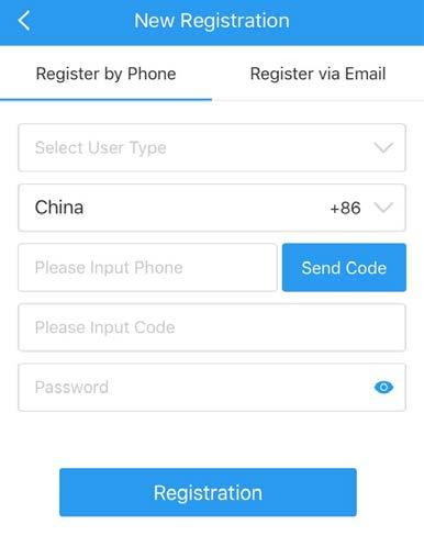 Register an Account As input your phone No.