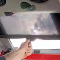 Cabin controls (windshield wipers, work