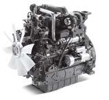 All the engines comply with STAGE 3A standards which limit the harmful emissions of diesel