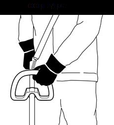 Firmly bolt the handle bar to the base using the 4