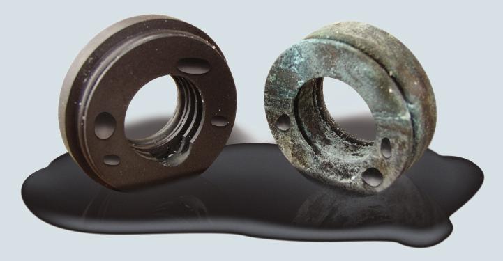 Your Seal of Approval The Ultimate in Bearing Protection The Bronze Age is Out ightech Bearing Isolators are in PROTEC TM vs Bronze Corrosive test results prove PROTEC TM s rotating labyrinth seal is