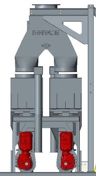 CEMENT / BINDER WEIGH VESSEL Construction: Holding vessel fabricated from mild steel plate, with brackets for loadcells. Weigh System: Screw conveyors are mounted under the weigher.